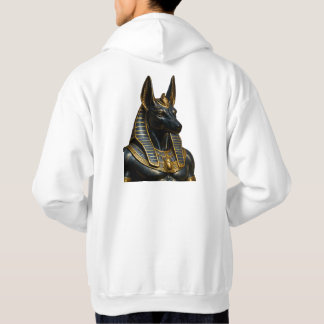 Veste À Capuche Anubis – Collection luxueuse d'or et de bleu égypt