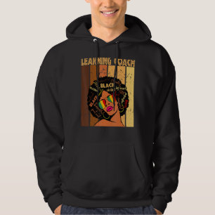 Veste À Capuche Apprentissage Coach Afro-Africain-Américain Histoi