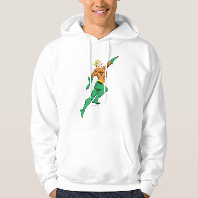 Veste À Capuche Aquaman saute (Devant)