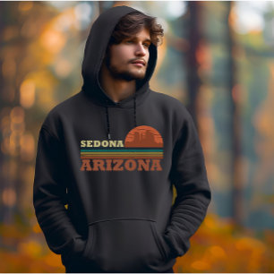 Veste À Capuche Arizona Sedona coucher de soleil vintage az retro