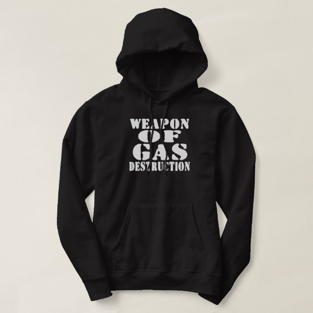 Veste À Capuche Arme De Destruction Du Gaz (Design devant)