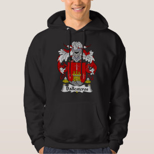 Veste À Capuche Armoiries de Ballesteros Armoiries de famille Cres