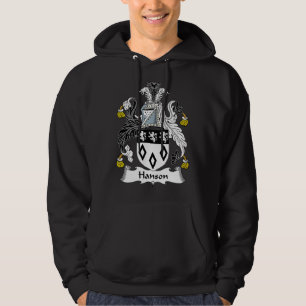 Veste À Capuche Armoiries de Hanson Family Crest 