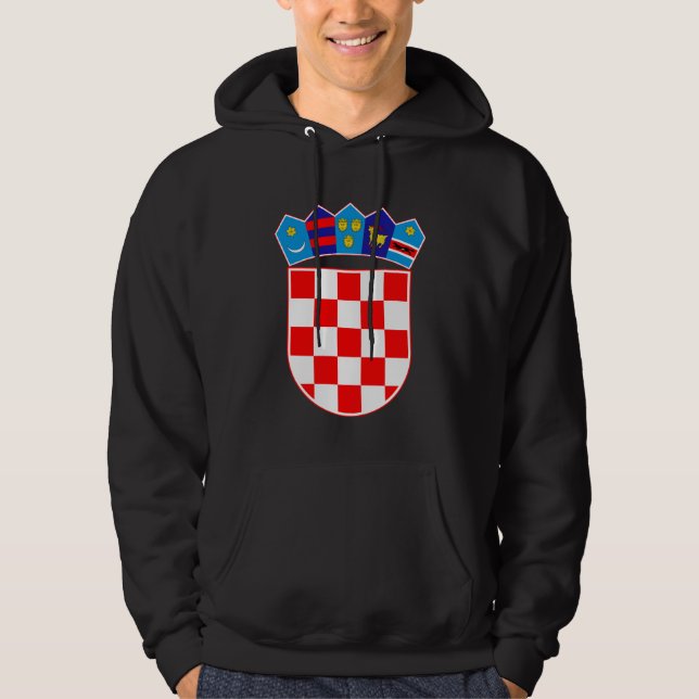 Veste À Capuche Armoiries de la Croatie (Devant)