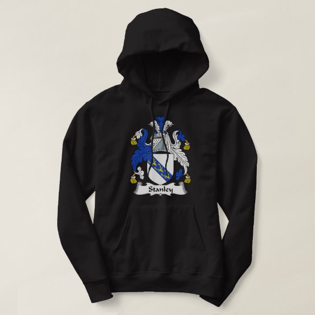 Veste À Capuche Armoiries de Stanley Family Crest (Design devant)