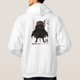 Veste À Capuche Armure de guerrier samouraï sombre Japonais gothiq