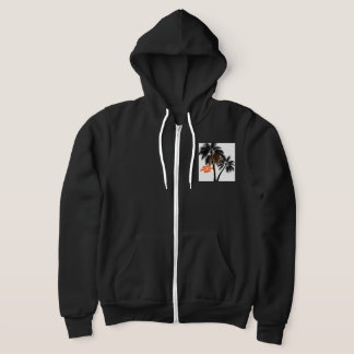 Veste À Capuche Art de motivation avec palmier – Entièrement perso