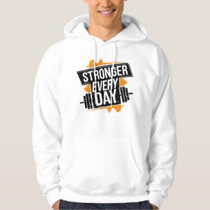 Veste À Capuche Art de motivation pour la progression de la forme 