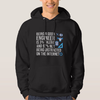 Veste À Capuche Art drôle d'ingénieur Hommes Femmes Ingénierie log