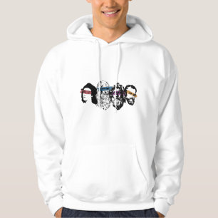 Veste À Capuche Artiste Ninja Renaissance Dessin Michel-Ange Léon