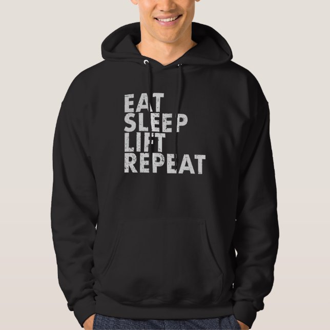 Veste À Capuche Ascenseur de sommeil Répéter la musculature de la  (Devant)