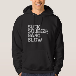 Veste À Capuche Aspirez Serrez Bang Soufflez Drôle Mécanicien Voit