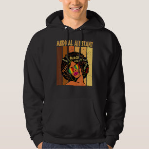 Veste À Capuche Assistant médical afro African American Black Hist