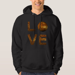 Veste À Capuche Astronomie Lover Love Mars Planet espace Explorati