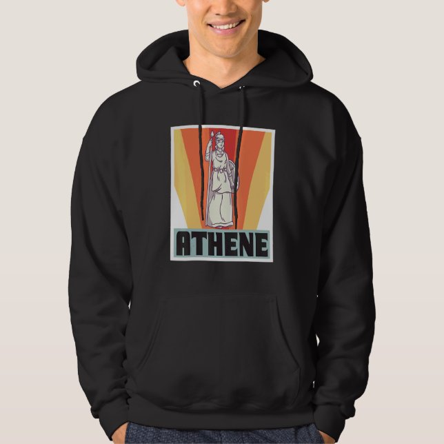 Veste À Capuche Athene Greece God Greek Mythology Ancient Greece (Devant)