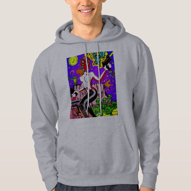 Veste À Capuche Attaque spatiale (Devant)