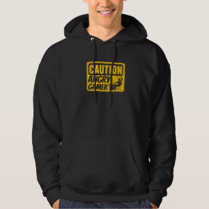 Veste À Capuche Attention Joueur en colère Joueur Vidéo Joueur Pc