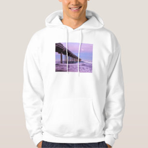 Veste À Capuche Aube violette sur la jetée, Californie