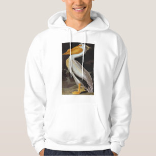 Veste À Capuche Audubon : Grand Pélican blanc