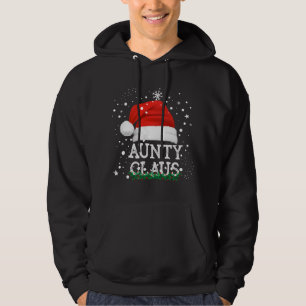 Veste À Capuche Aunty Santa Claus mignonne Matching Famille Noël P