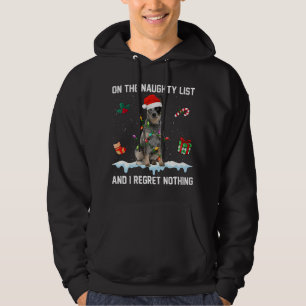 Veste À Capuche Australian Cattle Dog Naughty List Et Je Regrette