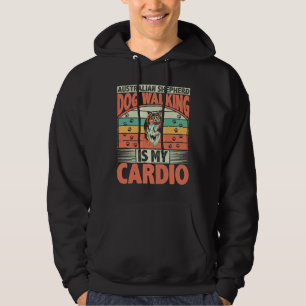 Veste À Capuche Australian Shepherd Dog Walking Est Mon Cardio Dog