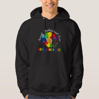 Veste À Capuche Autism Awareness Sunflower Accept Understand Love 