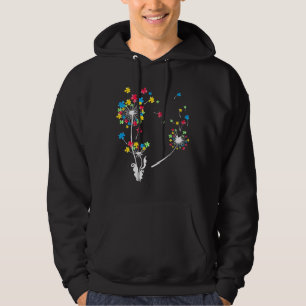 Veste À Capuche Autisme-Dandelion Puzzle Pièces Sensibilisation su