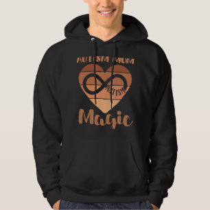 Veste À Capuche Autiste Noir Autisme Maman Du Fils Autiste Enfants