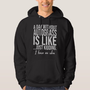Veste À Capuche Autograss drôle de sport idée cadeau