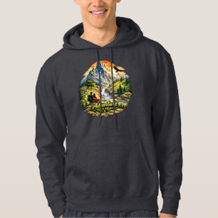 Veste À Capuche Aventure Ressent À Droite Île Plage Capuche USA
