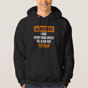 Veste À Capuche Avertissement Je peux parler spontanément du Vietn