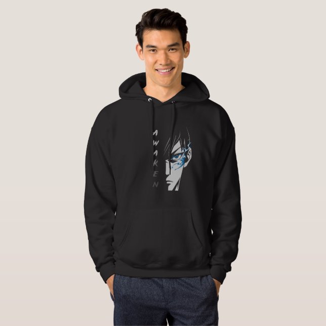 Veste À Capuche AWAKEN - T-shirt pour l'animal à demi-visage (Devant entier)