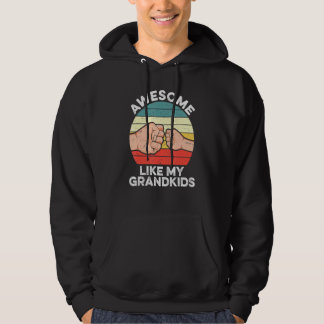 Veste À Capuche Awesome Like My Grandkids  For Grandpa Grandma