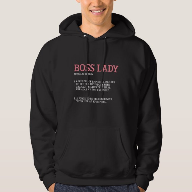Veste À Capuche Babe Girl Lady CEO Boss 1 (Devant)