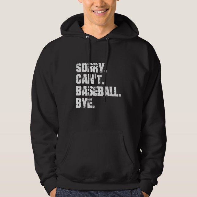 Veste À Capuche Baseball Coach Baseball Player Life Sport Sarcasm (Devant)