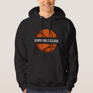 Veste À Capuche Basketball Votre nom d'équipe favori