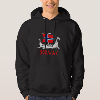 Veste À Capuche Bateau Norwegian Drapeau Norvège Viking Ship Norvè