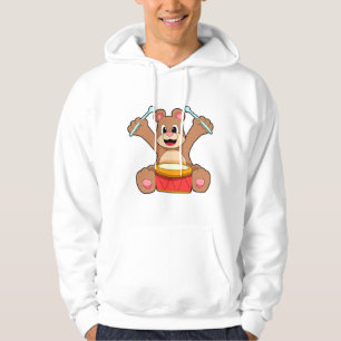 Veste À Capuche Bear at Music with Drum