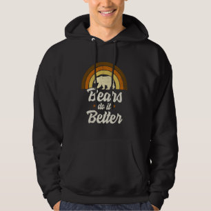 Veste À Capuche Bears Do It Better Bear Pride Hommes gays Drapeau 