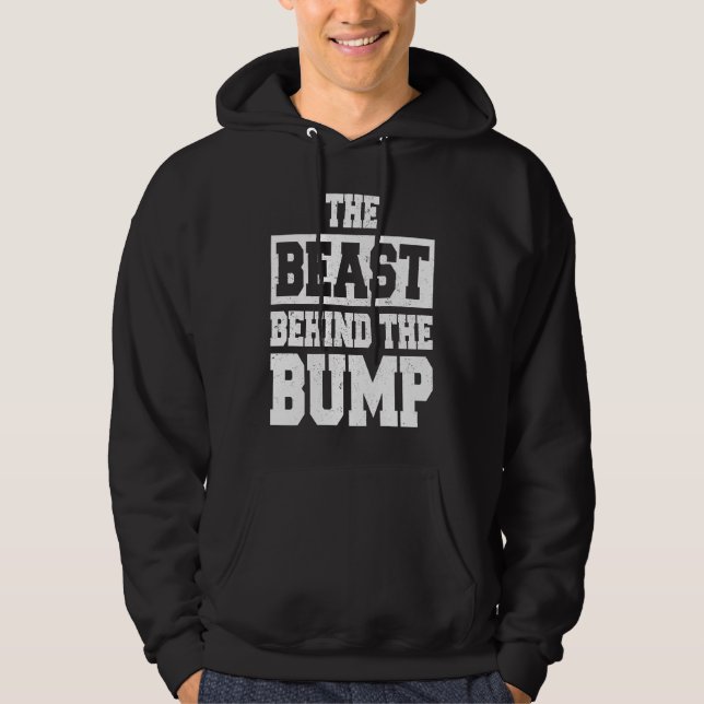 Veste À Capuche Beast Behind The Bump Pregnancy Announcement New D (Devant)