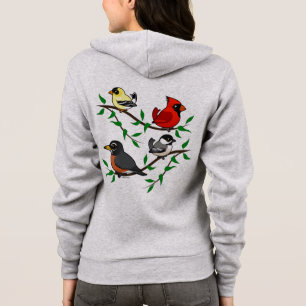Veste À Capuche Beaux oiseaux Jardins