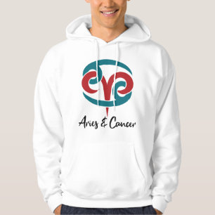 Veste À Capuche Béliers et cancer Zodiac Couple Horoscope