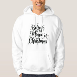 Veste À Capuche Believe in the Magic of Christmas – Elegant Modern