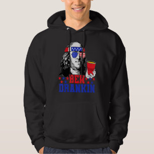 Veste À Capuche Ben Drankin Bière 4 juillet Fête de l'Indépendance
