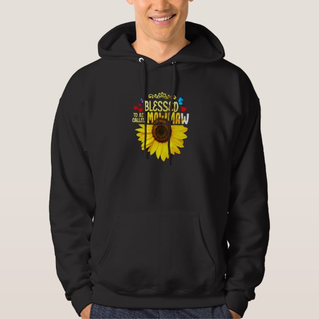 Veste À Capuche Béni D'Être Appelé Mawmaw Femmes Tournesol Mawma (Devant)