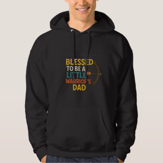 Veste À Capuche Béni d'être le papa d'un petit guerrier