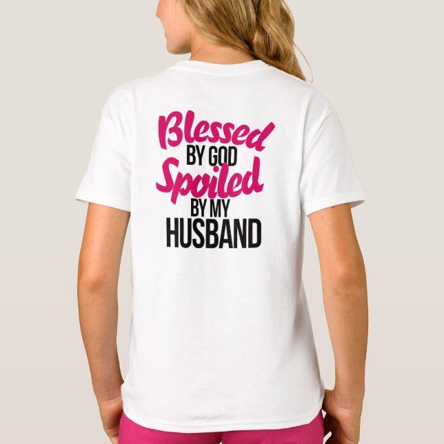 Veste À Capuche Béni par DIEU gâché par mon mari (Dos)