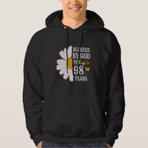 Veste À Capuche Béni Par Dieu Pendant 98 Ans 98e Anniversaire Dais