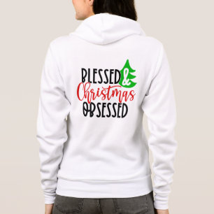 Veste À Capuche Bénie et obsédée de Noël-50100